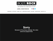 Tablet Screenshot of bodyrockdj.com